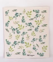 Load image into Gallery viewer, One Swedish Dishcloth replaces 17 rolls of paper towels. They absorb 20x their weight and are far more hygienic than a sponge and won’t crumble or pill. Sustainable Ecofriendly Green natural home goods PÜR Evergreen antibacterial all-purpose cleaner non-toxic families safe natural zero waste Mrs Meyers Method Forces of Nature sassy spearmint cozy bliss eucalyptus mint yummy smell good scent fresh