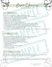 Load image into Gallery viewer, Digital Download - Basic Cleaning Checklist