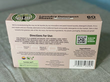 Load image into Gallery viewer, Unscented plant based laundry detergent sheets Sustainable Ecofriendly Green natural home goods PÜR Evergreen zero waste Mrs Meyers Method Forces of Nature biodegradable