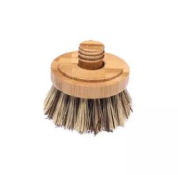 bamboo replacement zero waste brush sustainable home goods PÜR Evergreen perfect for cast iron kitchen Sustainable Ecofriendly Green natural home goods PÜR Evergreen zero waste Mrs Meyers Method Forces of Nature compostable vegan