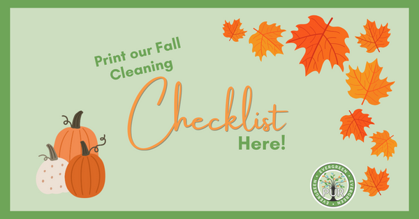 Print our Fall Cleaning Checklist