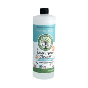 32 oz concentrate pur evergreen all purpose cleaner in sassy spearmint aroma