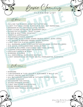 Load image into Gallery viewer, Digital Download - Basic Cleaning Checklist