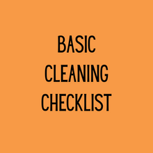 Load image into Gallery viewer, Digital Download - Basic Cleaning Checklist