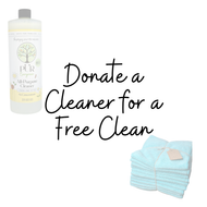 Donate a Cleaner for a Free Clean