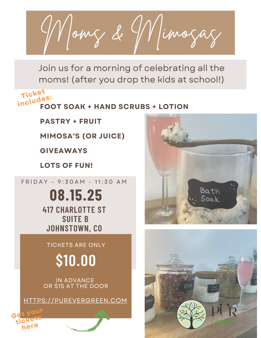 EVENT - Mom's & Mimosa's - Fri. Aug 15, 2025