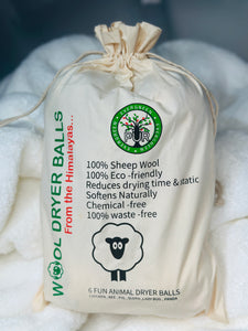 Fun Animal All-natural organic fabric softener made from 100% premium New Zealand wool. Sustainable Ecofriendly Green natural home goods PÜR Evergreen zero waste Mrs Meyers Method Forces of Nature pig panda chicken bee ladybug sloth