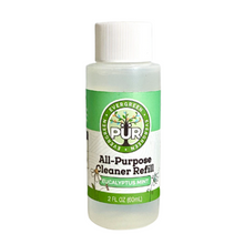 Load image into Gallery viewer, 2 ounce refill of pur evergreen all purpose cleaner in eucalyptus mint