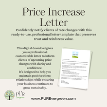 Load image into Gallery viewer, Digital Download - Price Increase Letter