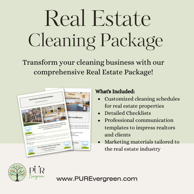 Digital Download - Real Estate Cleaning Packages