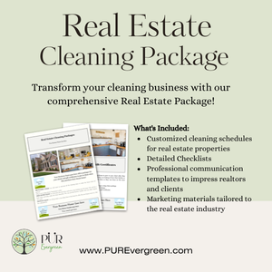 Digital Download - Real Estate Cleaning Packages