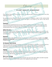 Load image into Gallery viewer, Digital Download - Cleaning Service Agreement