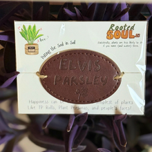 Load image into Gallery viewer, Funny Plant Name Tag – Faux Leather Plant Personality Marker