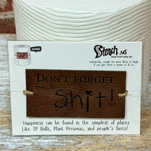 Load image into Gallery viewer, Funny Toilet Paper Roll Wrap – Leather Toilet Paper Decor with Sassy Saying