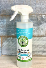 Load image into Gallery viewer, Empty Sassy spearmint spray bottle PÜR Evergreen 16oz  spray bottle Sustainable Ecofriendly Green natural home goods zero waste Mrs Meyers Method Forces of Nature 