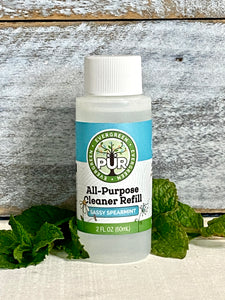 PÜR Evergreen® Sassy Spearmint Concentrated All-Purpose Cleaning Solution 2 fl oz  refill or trial size