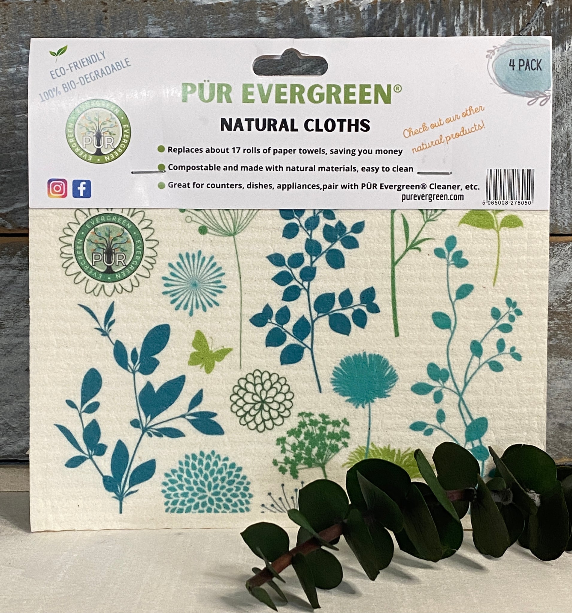 PÜR Evergreen® First Edition Natural Swedish Cloths Organic