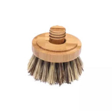 Load image into Gallery viewer, bamboo replacement zero waste brush sustainable home goods PÜR Evergreen perfect for cast iron kitchen Sustainable Ecofriendly Green natural home goods PÜR Evergreen zero waste Mrs Meyers Method Forces of Nature compostable vegan