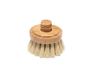 bamboo replacement zero waste brush sustainable home goods PÜR Evergreen perfect for cast iron kitchen Sustainable Ecofriendly Green natural home goods PÜR Evergreen zero waste Mrs Meyers Method Forces of Nature compostable vegan