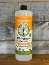 Load image into Gallery viewer, 32 oz cleaner Sustainable Ecofriendly Green natural home goods PÜR Evergreen antibacterial all-purpurse cleaner non-toxic families safe natural zero waste Mrs Meyers Method Forces of Nature sassy spearmint cozy bliss eucalyptus mint yummy smell good scent fresh limited edition