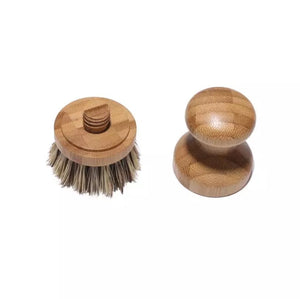 Natural Bamboo Cleaning Brush - Dish Pot Brush